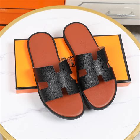 hermes look a like slippers|hermes male slippers.